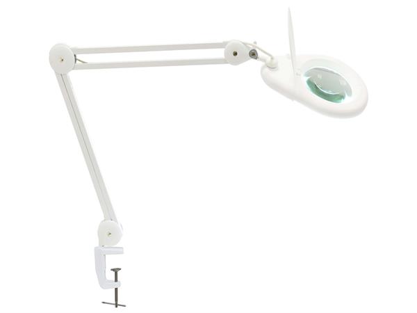 Lupa de bancada com luminria LED