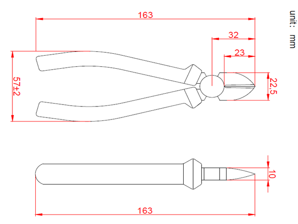 Imagem Alicate Srie 700 HK-701 - Corte Diagonal