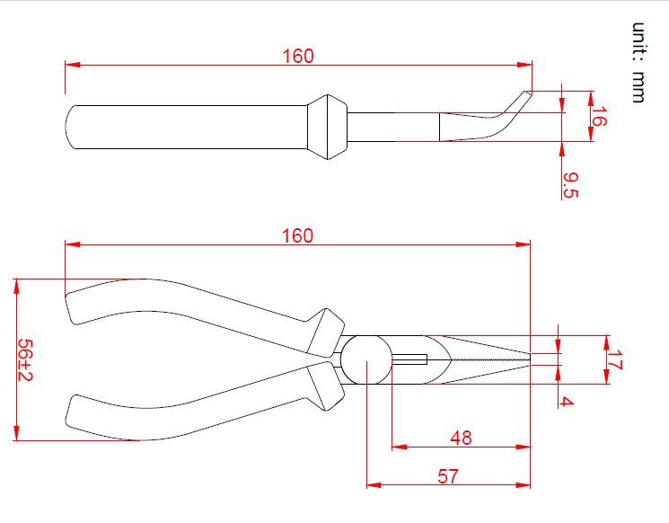 Imagem Alicate Srie 700 HK-703 - Alicate Curvo