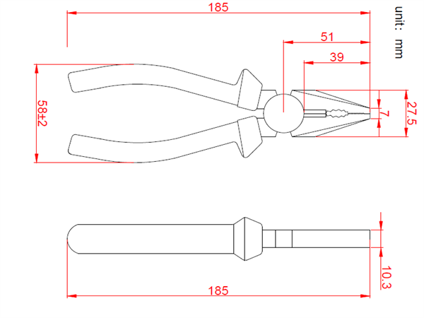 Imagem Alicate Srie 700 HK-704 - Alicate Universal