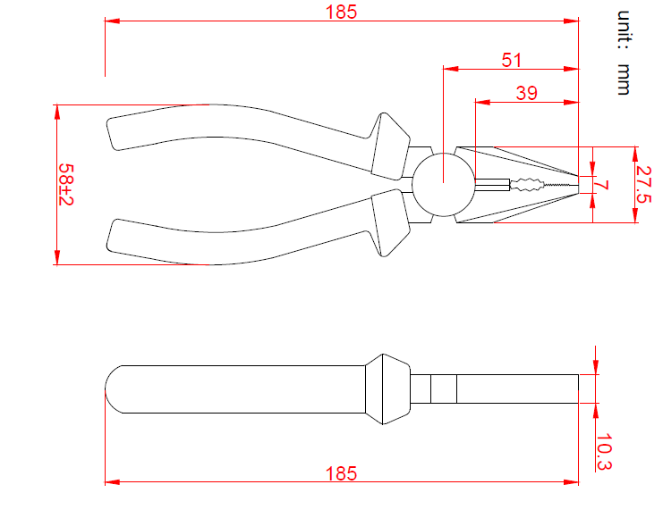 Imagem Alicate Srie 700 HK-704 - Alicate Universal