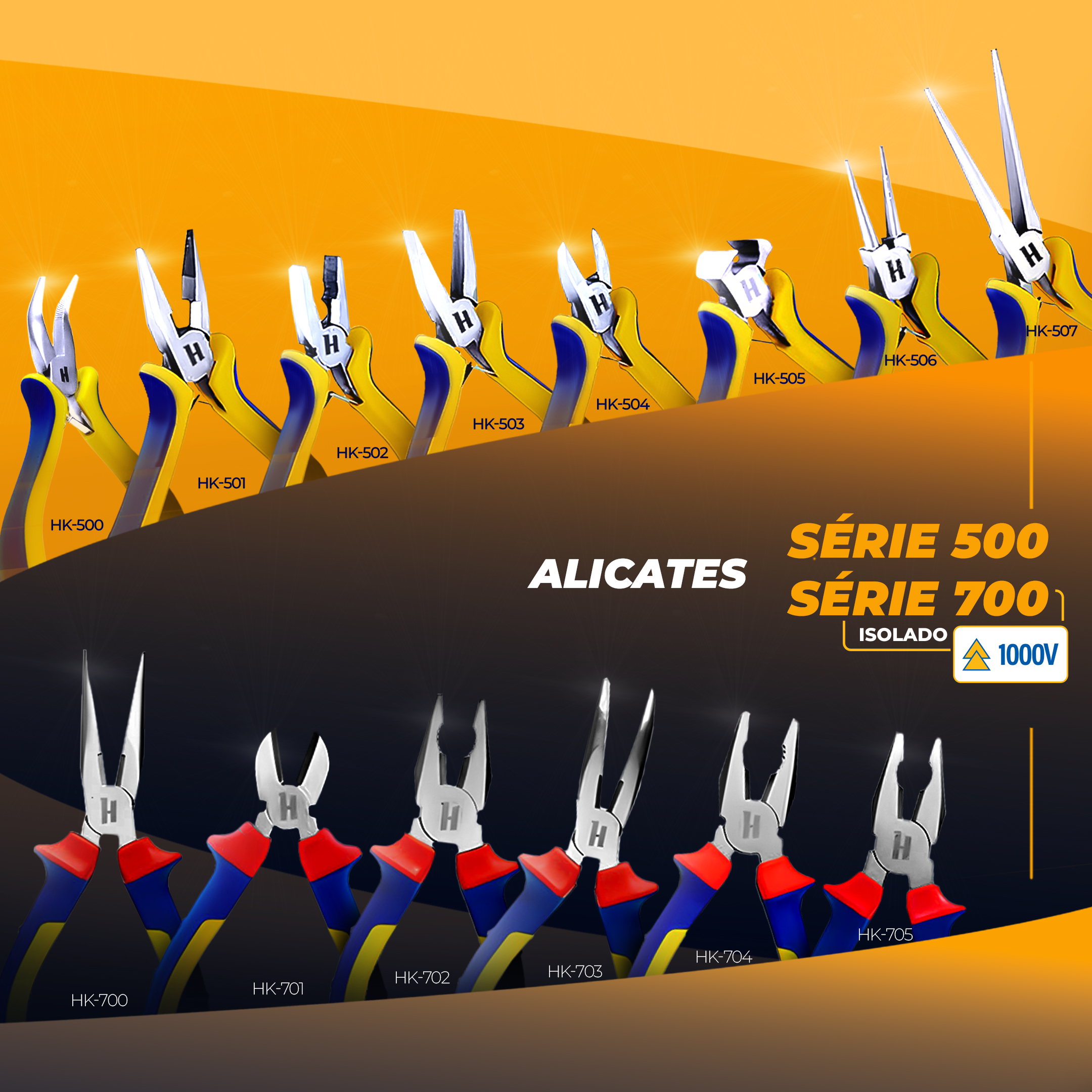 Banner - alicates 500 e 700